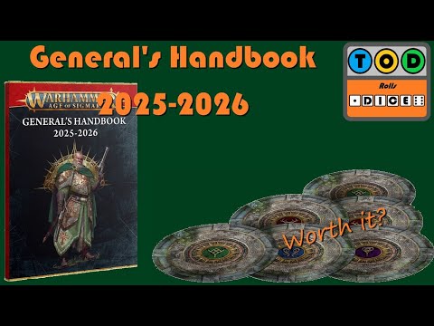 Warhammer Age of Sigmar - Generals Handbook 2025-2026 - Unboxing & Thoughts | TOD Rolls Dice