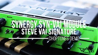 Video thumbnail for Synergy Signature SYN-VAI Steve Vai Module | Rock Demo by ChoptonesOfficial