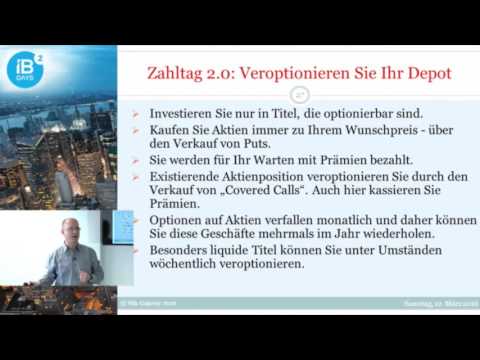 IB Days 03/16 - Die Zahltag-Strategie: Mit Dividenden zu Wohlstand - Teil 2