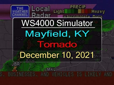 WeatherStar 4000 Simulated - Mayfield Tornado event