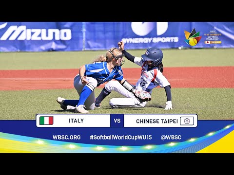 Highlights - Game 25 - Italy vs Chinese Taipei - 2023 U-15 Women's Softball World Cup