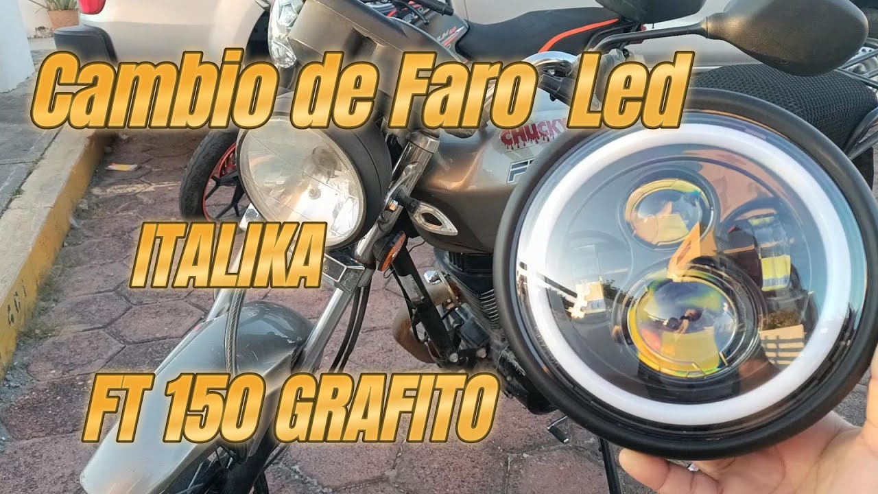 Changing to ITALIKA FT 150 GRAPHITE LED Headlight | Is it worth it? ....... I