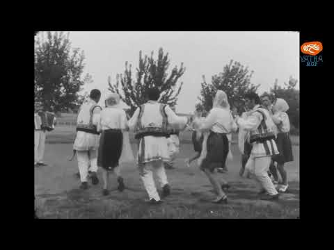 Dansul Ghimpele, cu viori, tobă și acordeon