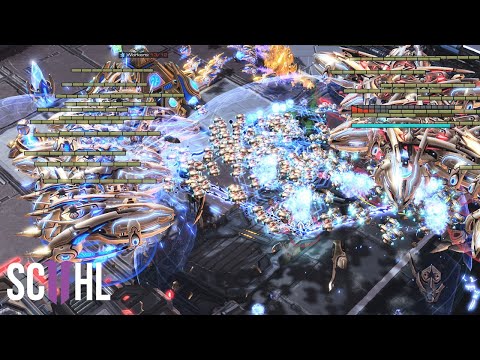 What happens when both players Mass Carriers? - Starcraft 2