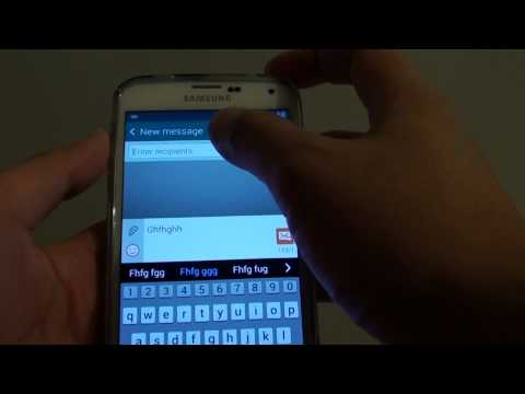 Samsung Galaxy S5/S4: How Change Text Massage Font Size Using Volume Key