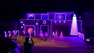 2019 Christmas Light Show - Light of Christmas (audio by Owl City feat. TobyMac)