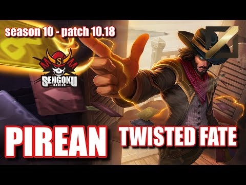 【韓国サーバー/GM】SG Pirean ツイステッドフェイト(Twisted Fate) VS モルデカイザー(Mordekaiser)MID - Patch10.18 KR Ranked【LoL】