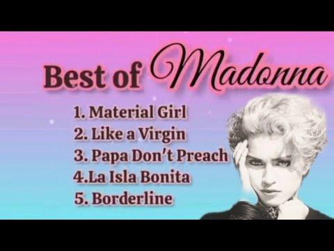 Best of Madonna-With Lyrics