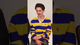 Timothée Chalamet says the original video of Bob Dylan and Joan Baez singing 🎤#celebscenez
