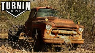 FULL RESCUE: Abandoned Truck Left In Woods Over 50 Years Brought Back To Life | Turnin Rust