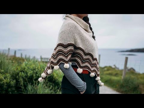Shetland Wool Week Annual 2022 - Ristie Poncho | Rachel Hunter