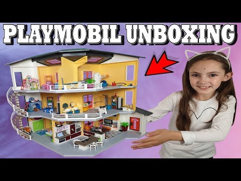 PLAYMOBIL UNBOXING: The extension of the modern house (6554)