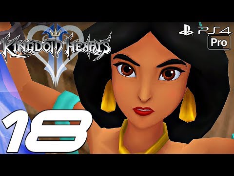 Kingdom Hearts 2 HD - Gameplay Walkthrough Part 18 - Genie Jafar & Experiment Boss Fight (PS4 PRO)
