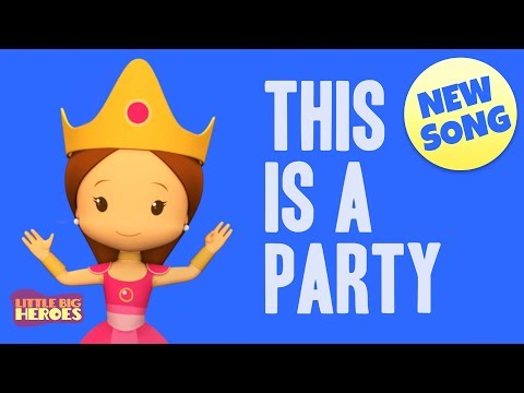 This is a party - Christian song for kids - Little Big Heroes - Sunday School Praise Worship