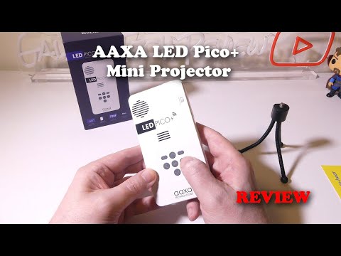 AAXA LED Pico+ Mini Projector REVIEW - Small But Mighty!