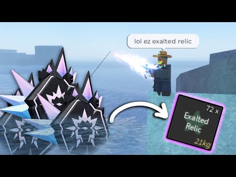 I Found The BEST EXALTED RELIC Farm Method In FISCH Roblox