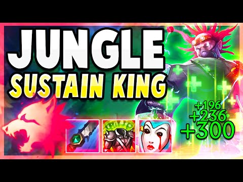 ULTIMATE HEALING JUNGLE SINGED IS INVINCIBLE | League of Legends Singed Jungle Full Gameplay