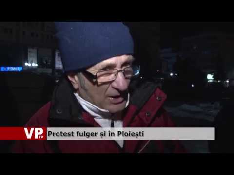 Protest fulger și în Ploiești