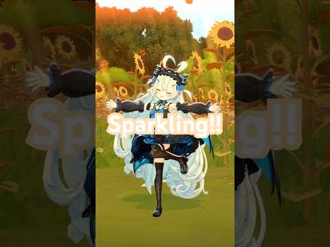 Dancing to Sparkling!! 踊ってみた！ 🌻 #shorts #夏色まつり #Sparkling!! #ホロライブ #hololive #VTuber #dance