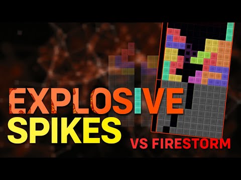 EXPLOSIVE SPIKES vs. Firestorm - TETR.IO Tetra League