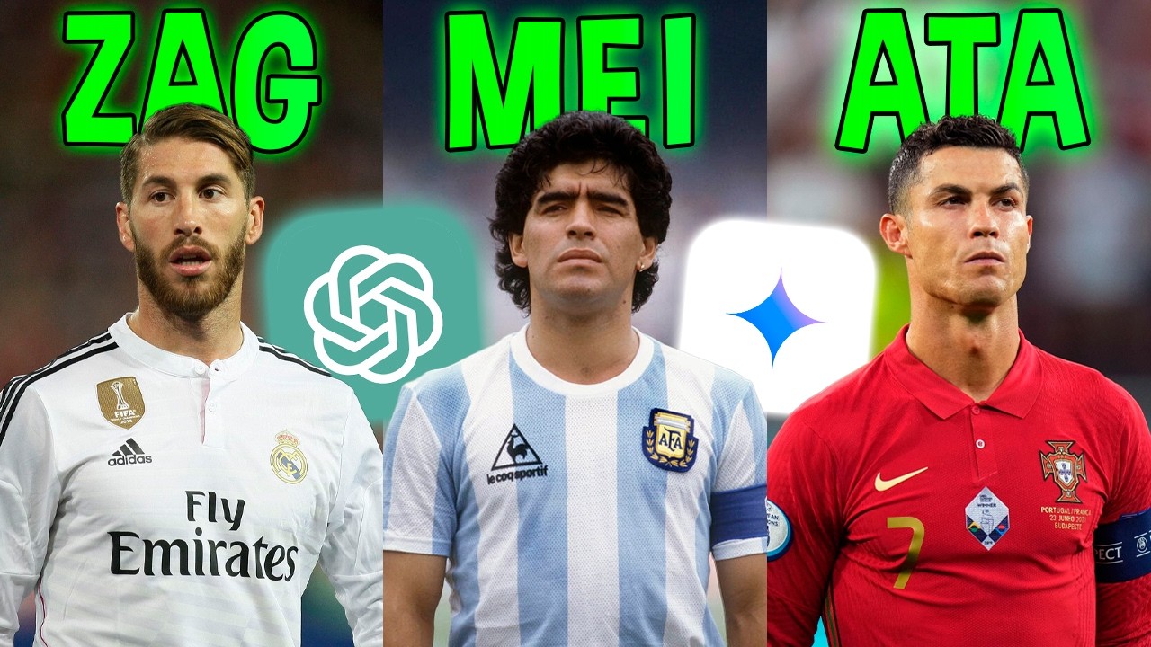 Seleção de Todos os Tempos, mas decidida por IA