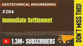 Immediate Settlement | Consolidation | Geotechnical Engineering - GATE