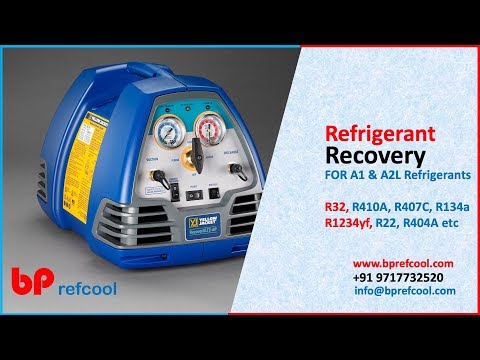Recover XLT2-AP Refrigerant Recovery Machine R32 and R1234yf