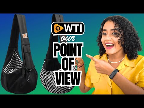 Tomkas Small Dog Sling Carrier - Classic Pocket & Classic Strap - for 3-10 lbs Pets(Black) Black M - Classic Pocket & Classic Strap - WTI product video review