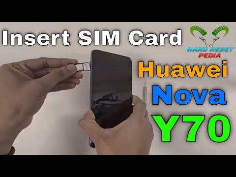 Huawei Nova Y70 Insert The SIM Card