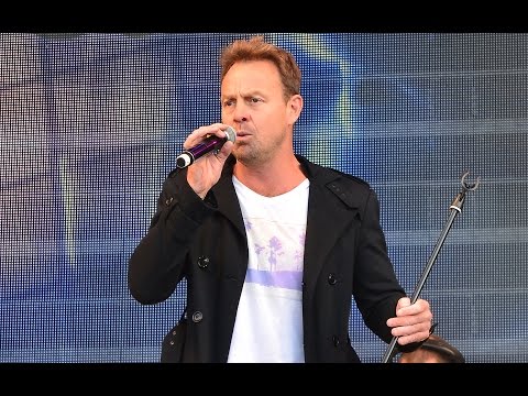 Jason Donovan performing 