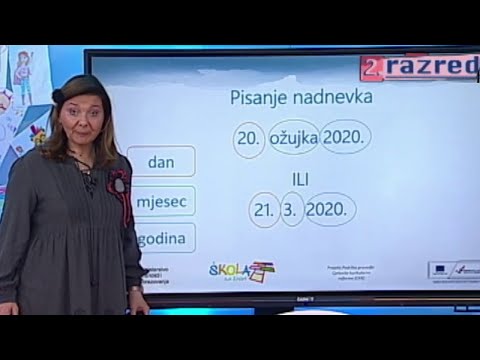 2. RAZRED - PRIRODA I DRUŠTVO - NADNEVAK