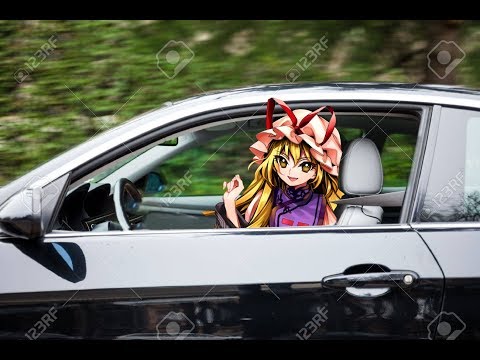 Playing Yukari's theme in the car