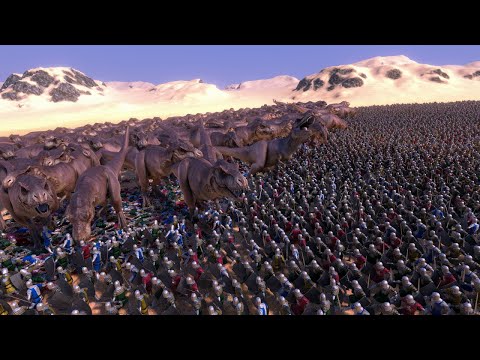 200 T-Rex vs 20k Footman | Ultimate Epic Battle Simulator