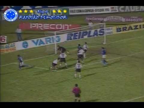 Cruzeiro 4 x 0 Corinthians pelas Quartas de Final da Copa do Brasil de 1996
