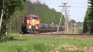 preview picture of video 'C36-7i-1522+1527 at Roosisaare crossing'