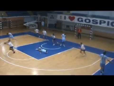 12-13 1.kolo RK Gospić - RK Pećine 27:30 (30.9.2012.)