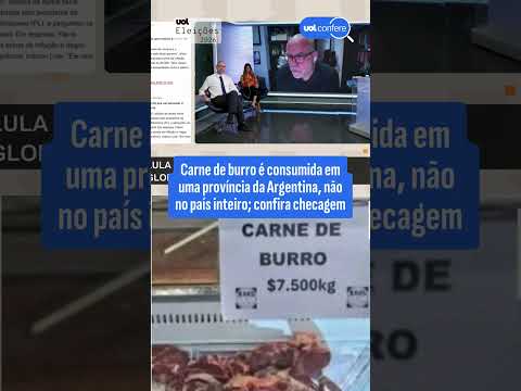 Carne de burro foi consumida em uma província da Argentina, não no país inteiro; confira checagem