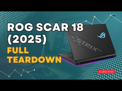 ASUS ROG Strix SCAR 18 G835 (2025) 🔧 | Disassembly & Upgrade Options | X-One Tech #asusrog #rogscar