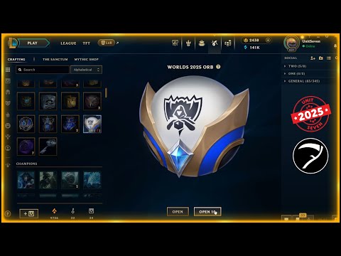 50x Worlds 2025 Orb (Mega Orb Bundle) opening - League Of Legends