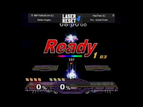 Laser Reset 4 - Melee Singles (Pro) - 8BP | FishEatCorn vs. HaoTwo - Grand Finals