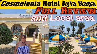 COSMELENIA HOTEL UND APARTMENTS / AYIA NAPA / VOLLSTÄNDIGE BEWERTUNG DER UMGEBUN