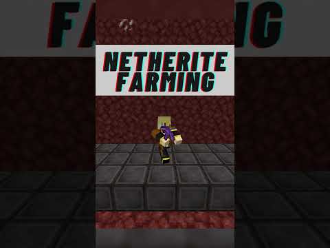 Minecraft 1.19 1.18 Netherite Farming Redstone Gaming Tutorial #shorts