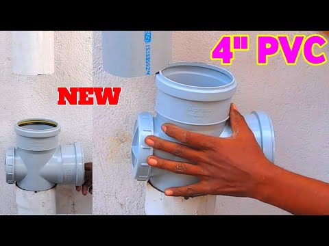 PVC 4"PIPE FITTING AND NEW UPDATE VIDEO.