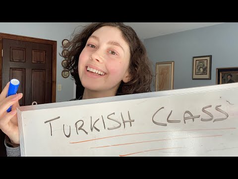 ASMR welcome to turkish class! (teacher roleplay) (türkçe dersine hoşgeldiniz!) (öğretmen) #3