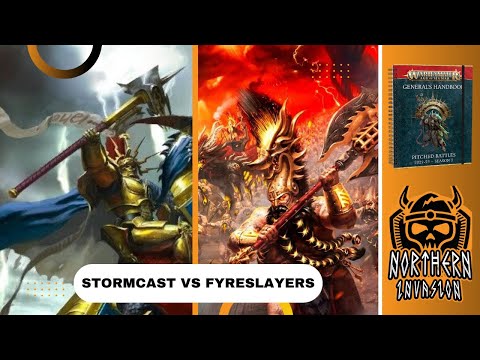 Stormcast Eternals Vs Fyreslayers (2000pts): Age of Sigmar Battle Report