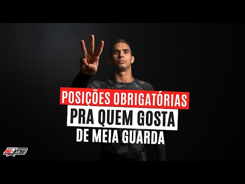 3 raspagens de meia-guarda que todo praticante de jiu-jitsu deveria saber.