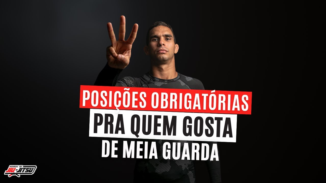 3 raspagens de meia-guarda que todo praticante de jiu-jitsu deveria saber.