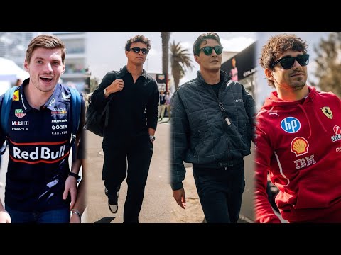 Happy Max Verstappen arrives in Mexico with a bodyguard | F1 Drivers arriving in style in Paddock