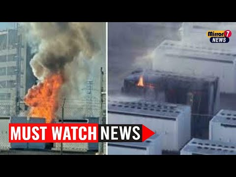 Firefighters Battle Massive Battery Storage Blaze in Peoria