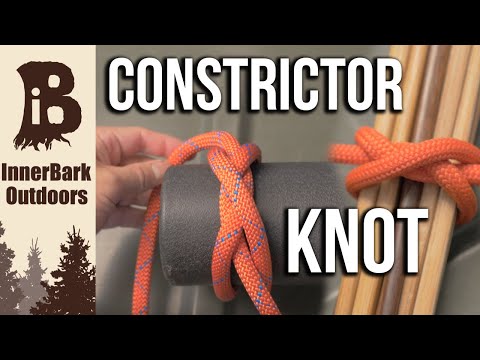 How to tie CONSTRICTOR KNOT | Ziptie Replacement